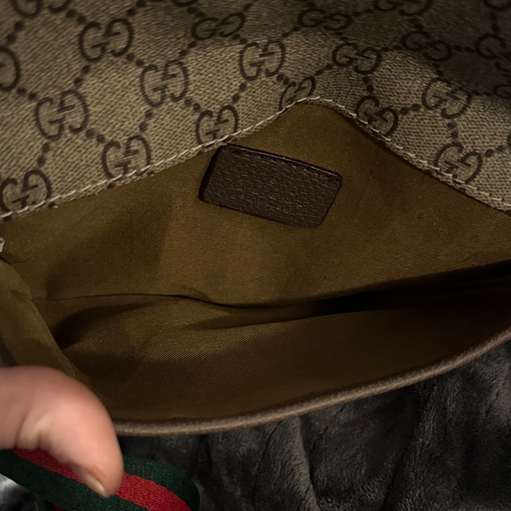 GG Supreme Monogram Neo Vintage Web Belt Bag Brown - Picture 5 of 5